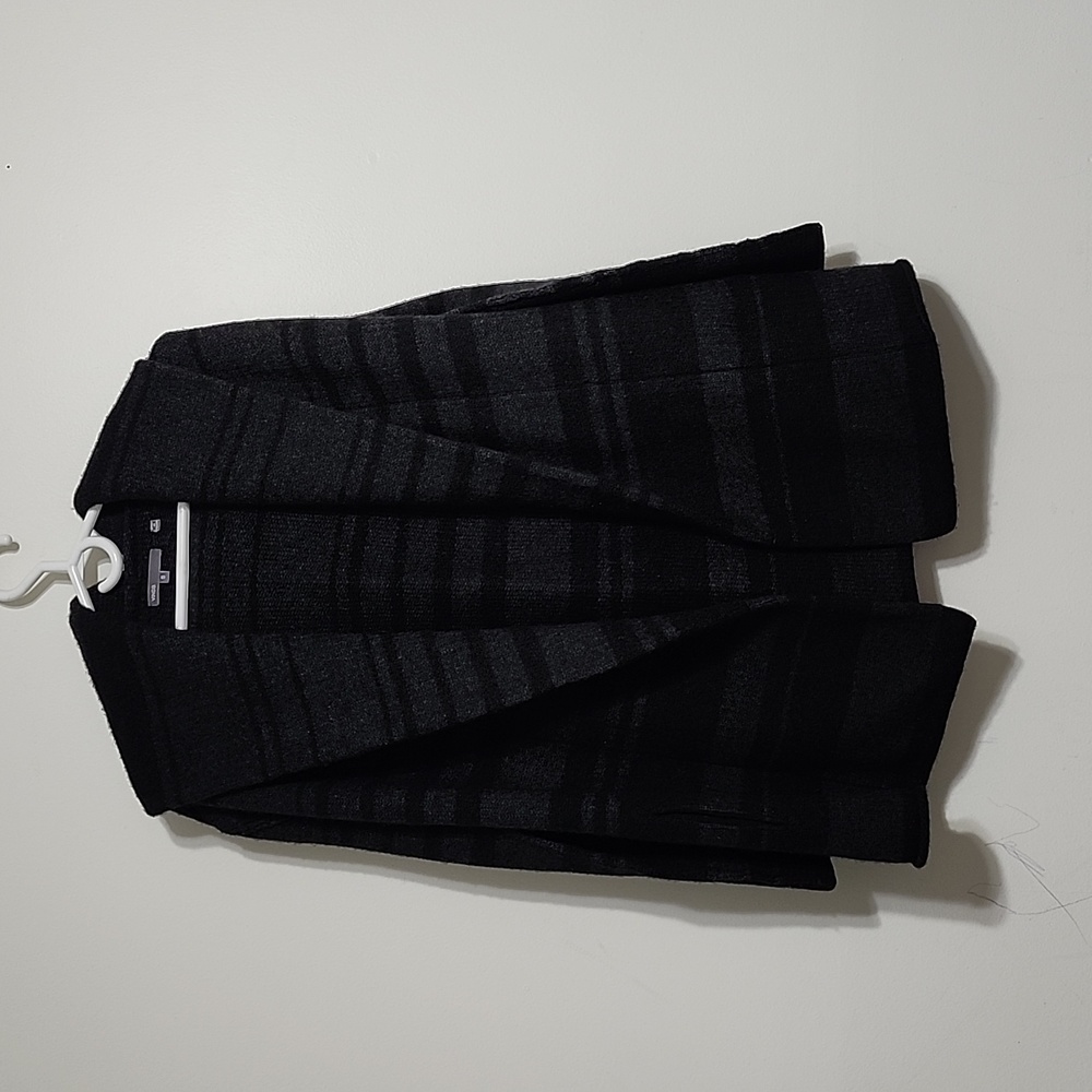 Vince hooded open front sweater
